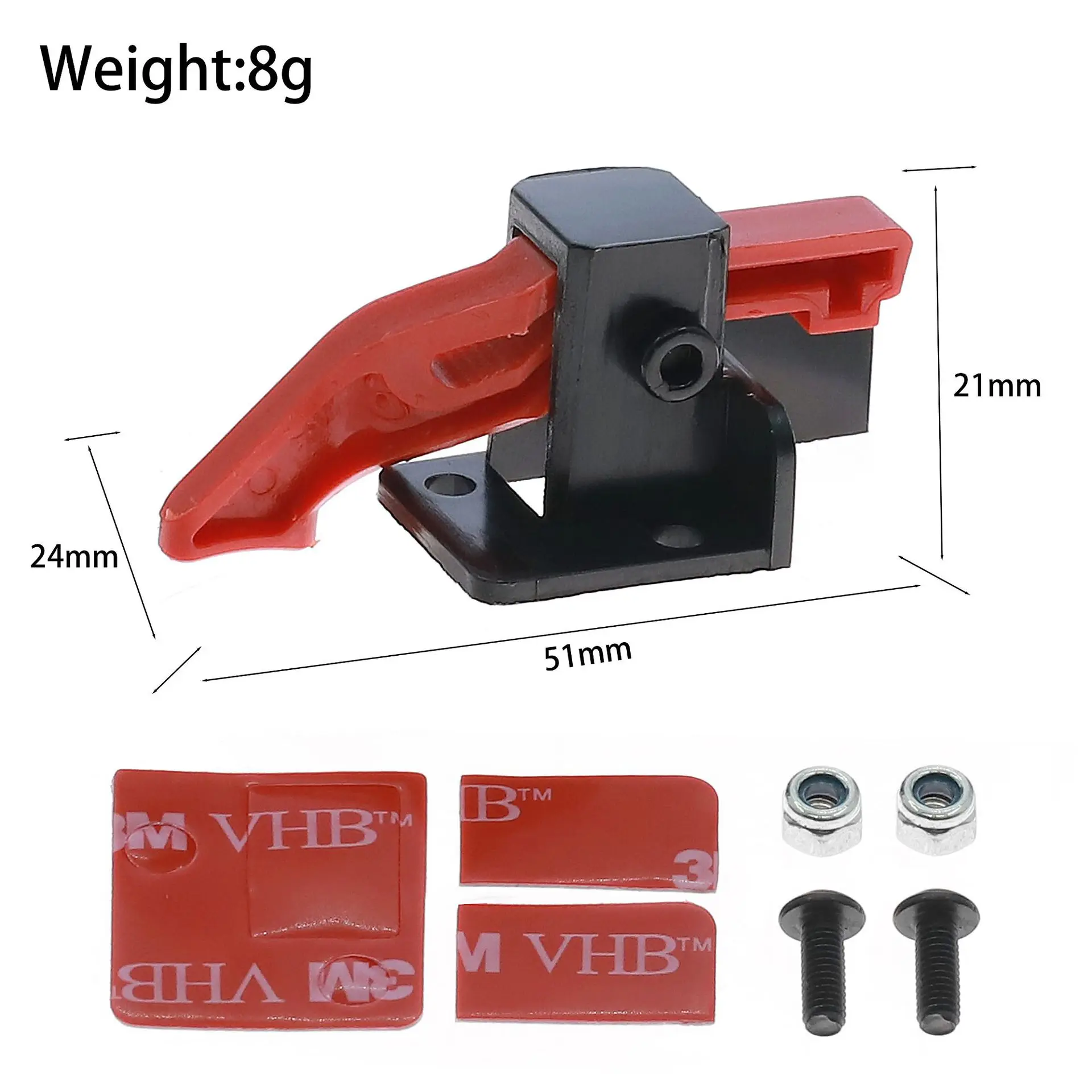 Suporte de interruptor ESC TRX4: não há necessidade de desmontar o invólucro do carro para comutação ESC. Compatível com Land Rover, Ford a