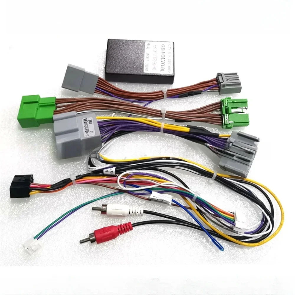 Canbus صندوق فك OD-OLO-01 لفولفو S60 XC60 V60 2008-2013 أندرويد 2 الدين ستيريو السيارة 16 دبوس سلك تسخير محول كابل الطاقة