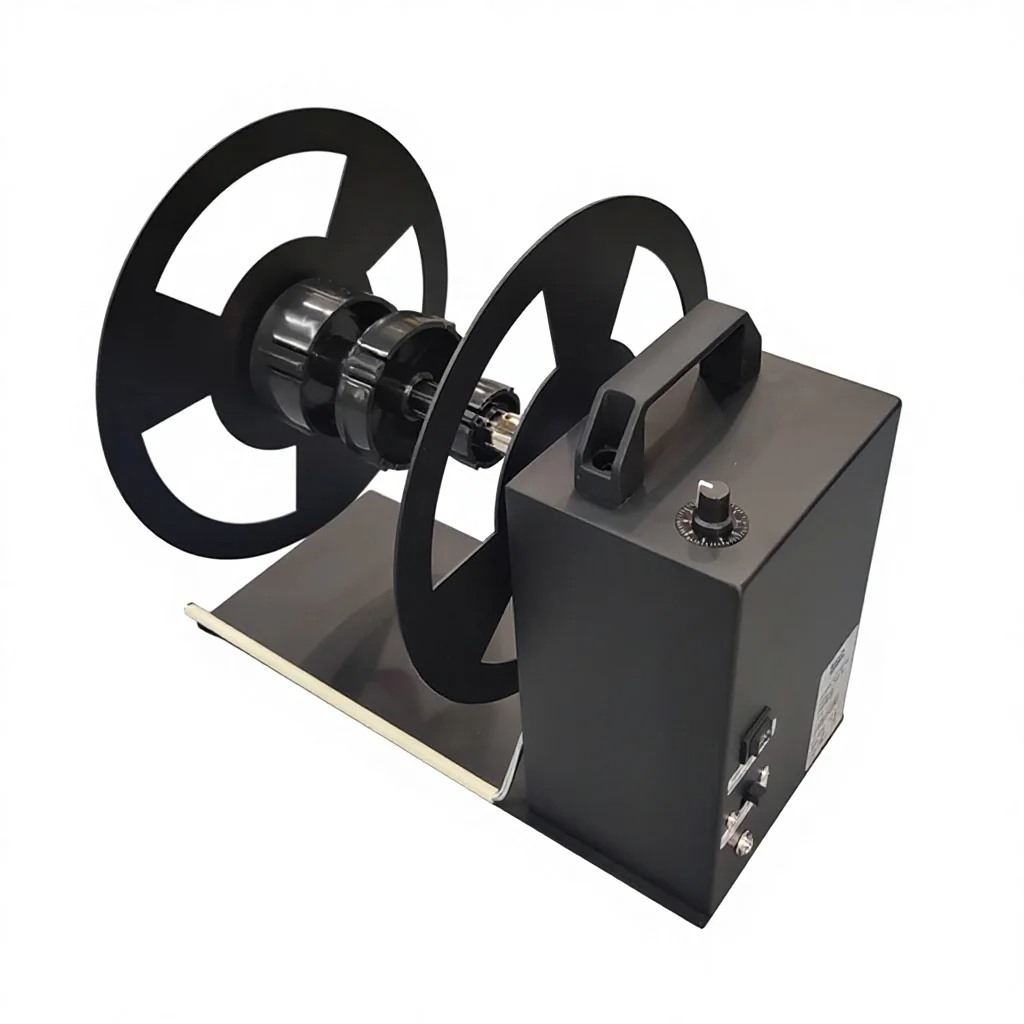 8 Inch Label Rewinding Machine Table BSC-A9 Label Unwinder and Rewinder Automatic Label Rewinder
