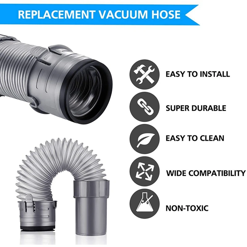 6 Pack Vacuum Floor Nozzle Hose Compatible For Shark Navigator Lift-Away Vacuum Cleaner NV350, NV351, NV352, NV356,NV357