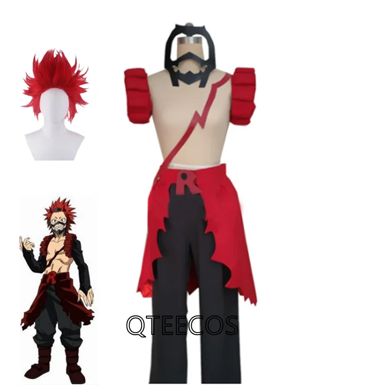 Mijn Hero Eijiro Kirishima Cosplay Kostuum Halloween Party Outfits Kleding Voor Vrouwen Mannen - afbeelding 1