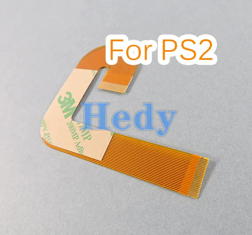 2Pcs Flex สายริบบิ้นแบนแบบยืดหยุ่นเลเซอร์เลนส์การเชื่อมต่อ9W 90000สำหรับ Playstation 2 PS2คอนโซล7W 70000