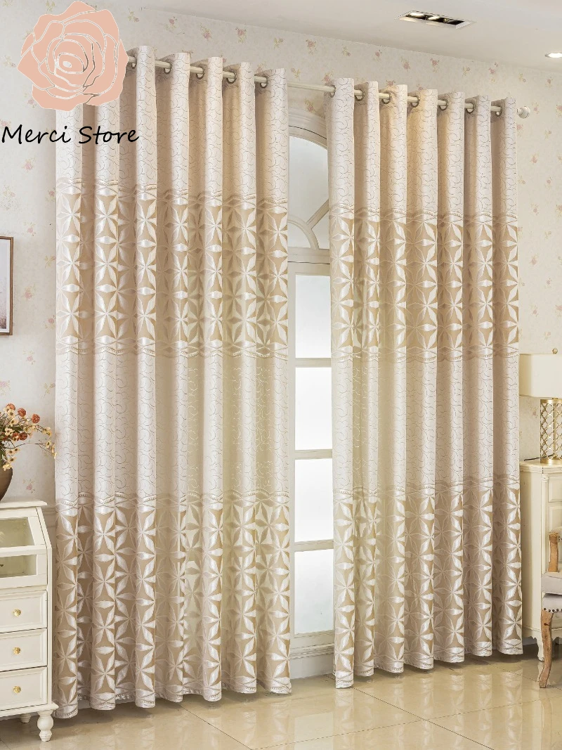 

Modern Light Luxury Sun Protection Curtains for Living Room Bedroom Thermal Insulated Semi Sheer Sunshade Thickened Gauze Drapes