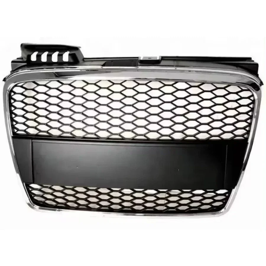 For RS4 Style Front Sport Hex Mesh Honeycomb Hood Grill for  A4 B7 2005-2007 (not for Sline Bumper)