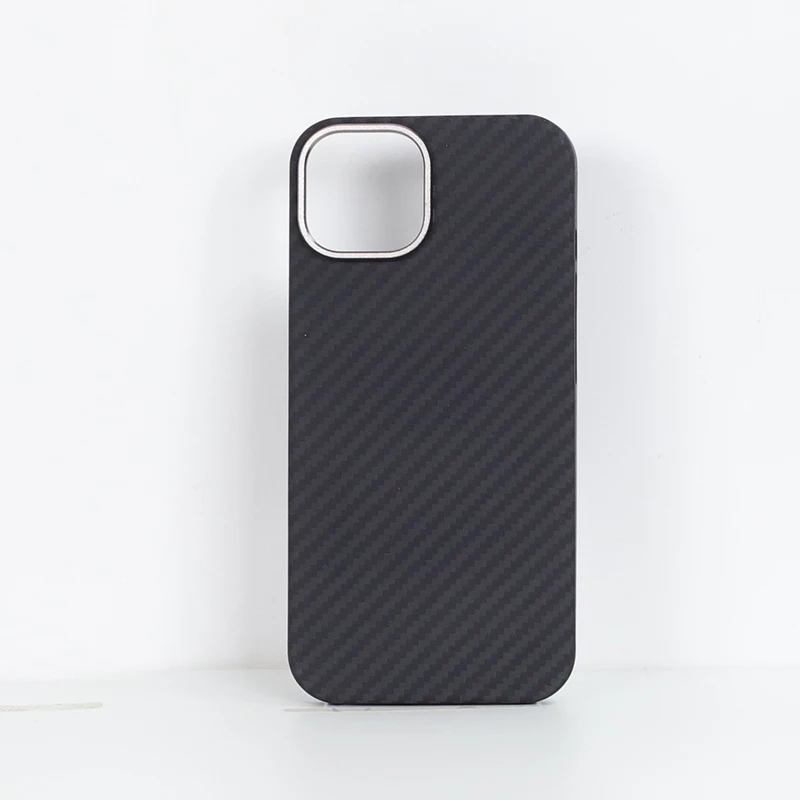 AKATIP Etui ochronne z włókna aramidowego i włókna węglowego, lekkie, biznesowe, do iPhone 13/14/15/16 PRO Max, 13mini, 16E, 16 Plus — zdjęcie produktu 7
