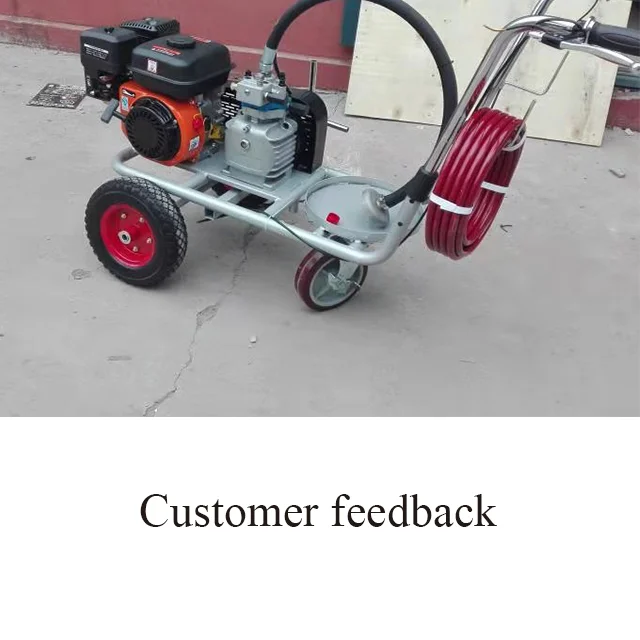 CR02 Engine-Powered Road Marking Machine 1000m/h for Pavement Marking Lines