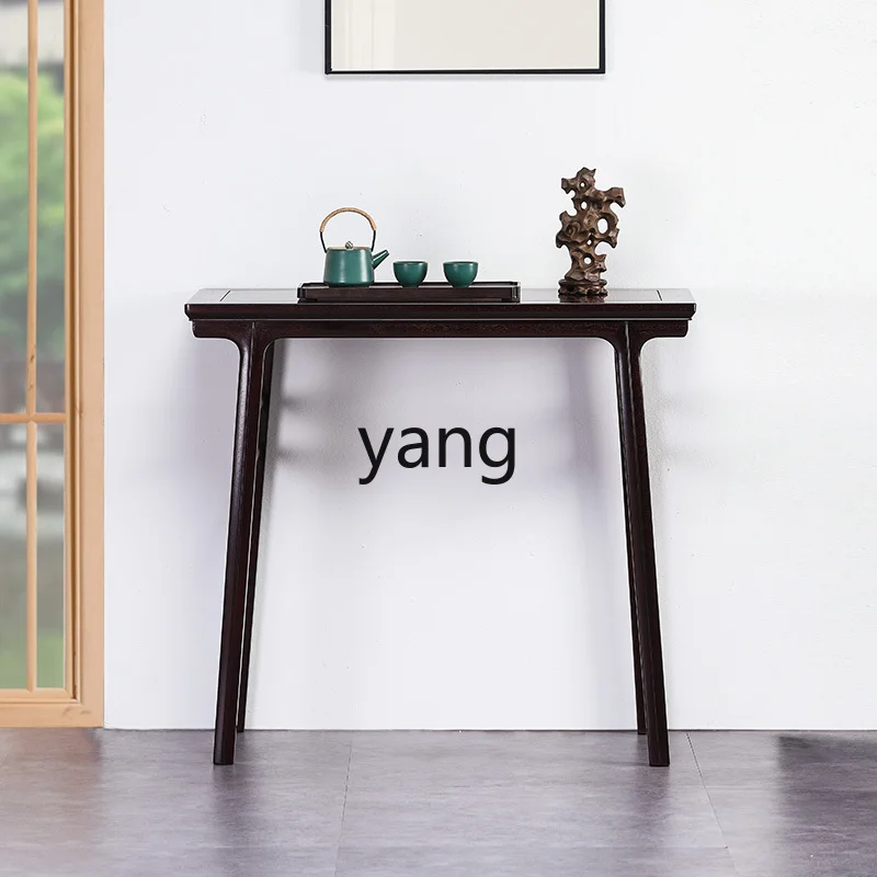 L'm'm Hallway Ming Style Simple Solid Wood Chinese Style a Long Narrow Table Incense Burner Table