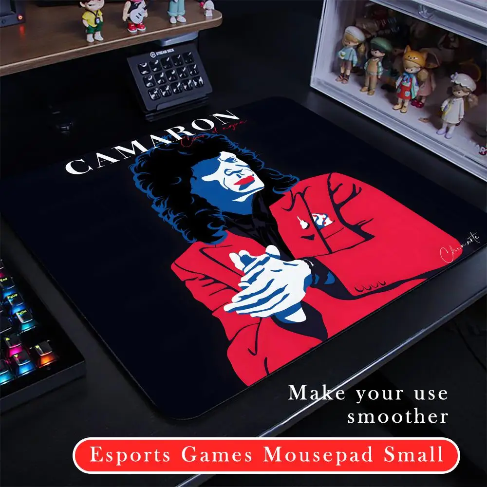 Singer Camaron De La Isla Mouse Pad Cartoon rubber Small mouse pad desktop computer office keyboard e-sports ROGs game mouse pad