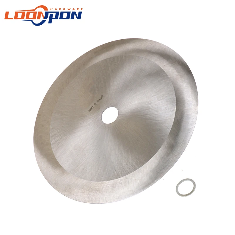 Loonpon 250/300mm Cutting Disc Circular Saw Blade Paper roll Cutter Knife for Cutting Film Paper Cloth 1Pc