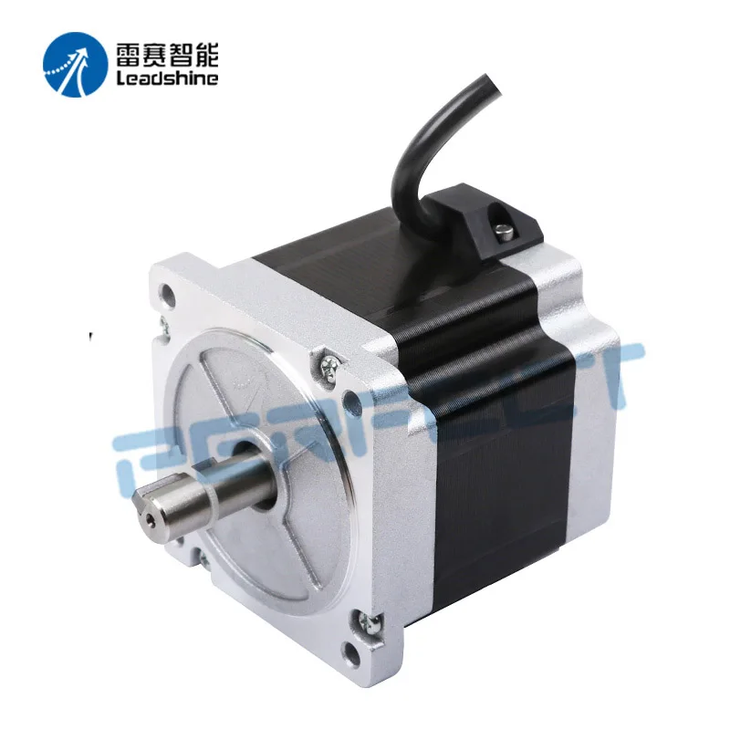 86CM45 Leadshine NEMA 34 stepper motor with 4.5N.m (638 oz-in) holding torque 2 phase step motor 4 wires shaft size 12.7mm