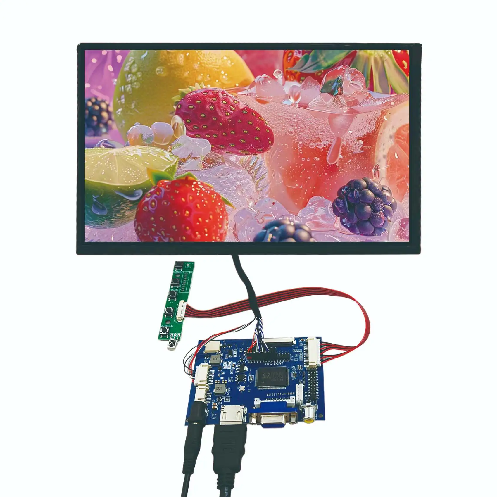 N101Icg-L21 10.1 Lcd Display 1280X800 Lcd Panel Ips 10.1 Inch Lcd Screen for Car With Dvi Vga Driver Board