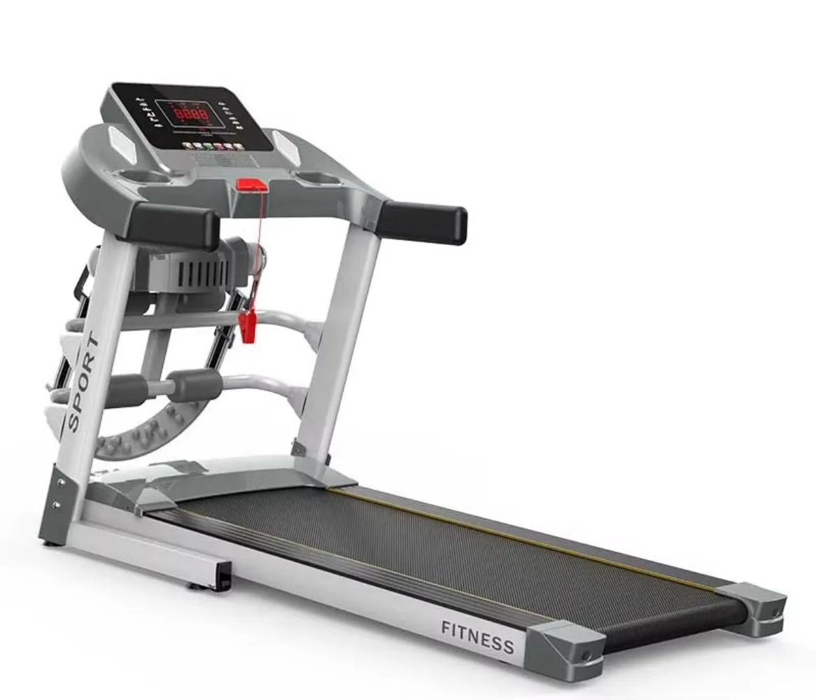 Treadmill, Foldable Motorized Treadmill, Leg Trainer, Smart Flatbed Treadmill, Mini Fitness Equipment for Home and Gym