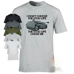 I didn'T chose the Stug life Men T-shirt WW2 German military armour World Tanks