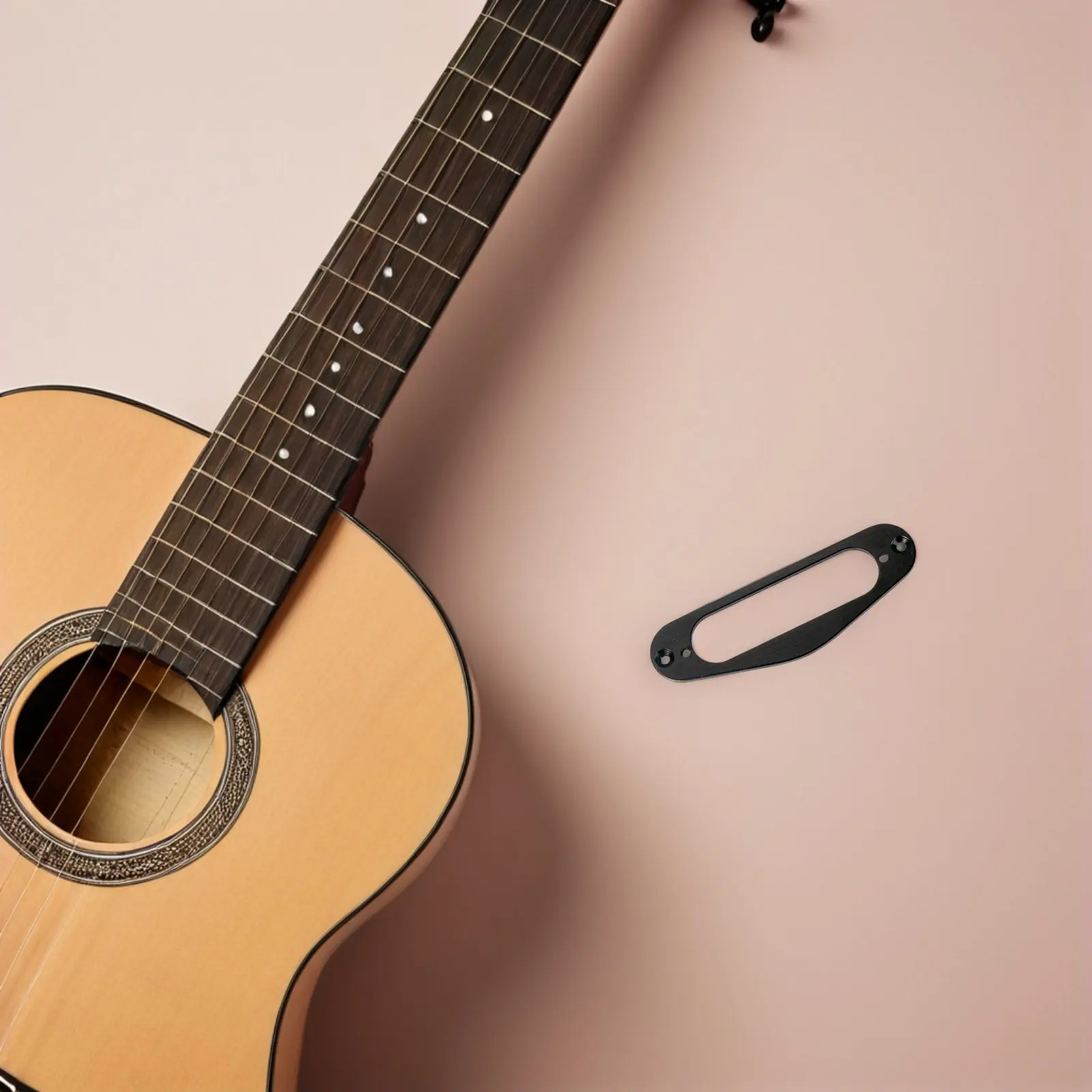 

Кольцо-основание для гитарного звукоснимателя, черное, для электрогитар, для однокатушечных и плоских хамбакеров, запчасть для ремонта