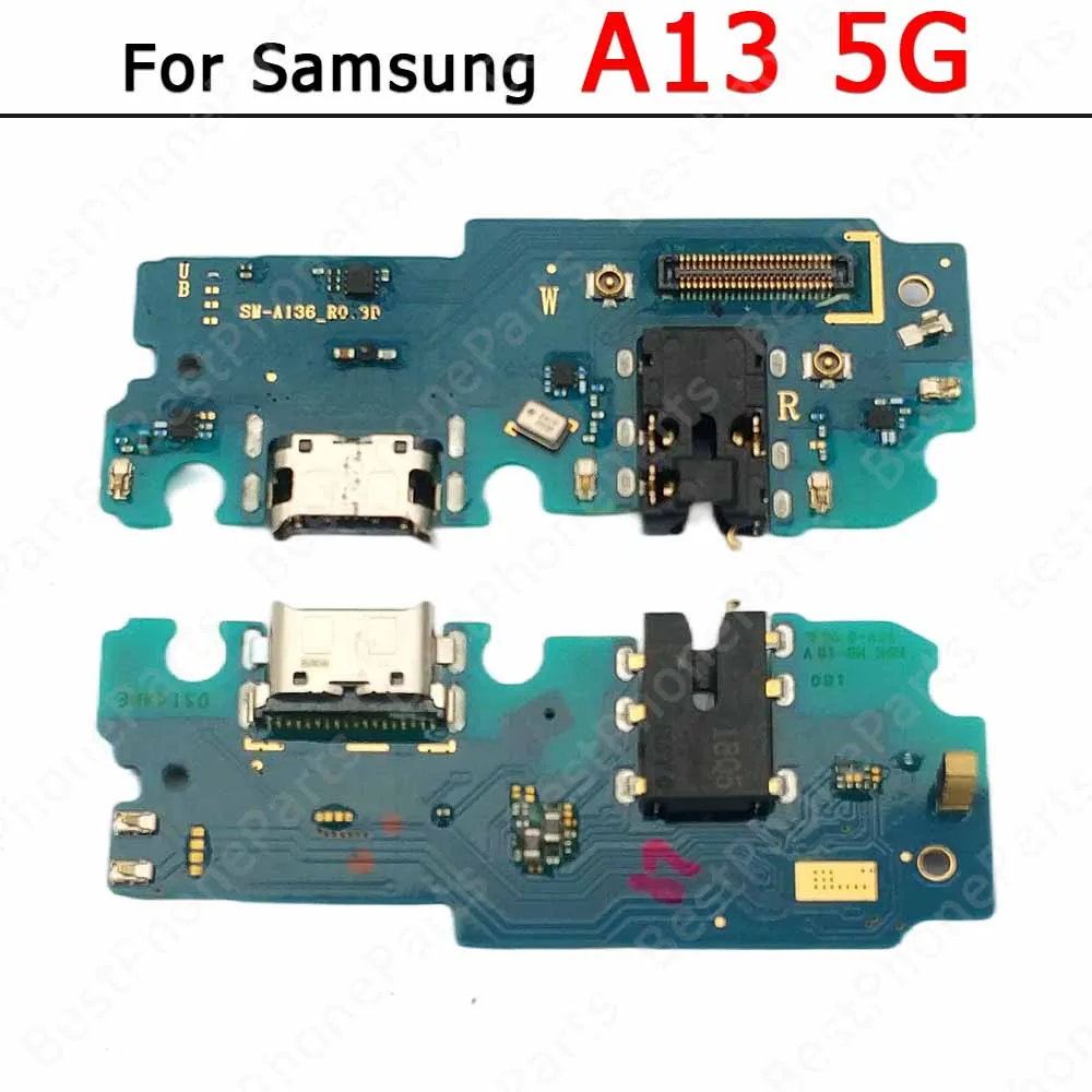 For Samsung Galaxy A53 A73 A03 Core A03s A13 A23 A33 5G Charge Board Usb Connector Charging Port PCB Socket Spare Parts