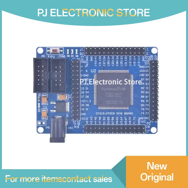 EP2C5T144 ALTERA CycloneII Minimum System Development Learning Board Module 5V EPCS4 4M Reset Switch Power Indicator EP2C5/EP2C8