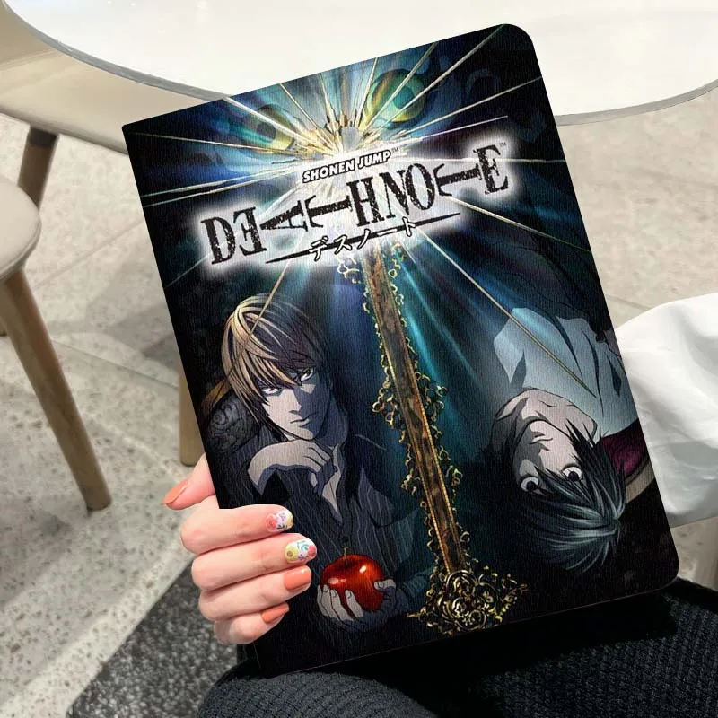 D-Deaths N-Notes Anime For iPad Pro Air Mini 1 2 3 4 5 6 7 7th 8th 9th 10th 11th 10.2 9.7 10.5 10.9 11 2024 2025 Tablet Case