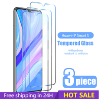 3pcs Protective Glass for Huawei Y7 Y6 Prime Y5 2018 Anti Scratch Front Glass for Huawei Y9 Y7 Y6 Prime Y5 2019 Protective Film