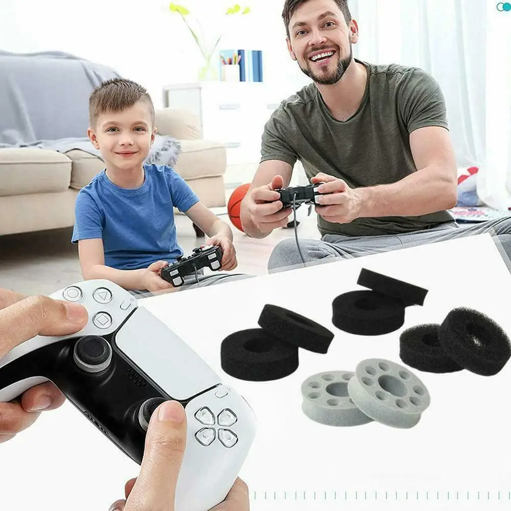 Handle Sponge Ring for PS5 Precision Rings Aim Assist Motion Controller for XB One PS4 Assistant Ring 8Pc