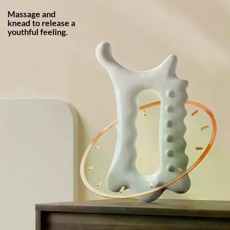 Versatile Handheld Gua Sha Board For Face & Body - Non-Ceramic, Gua Sha Massage Tool, Relaxation And Beauty Massager Ergonomic