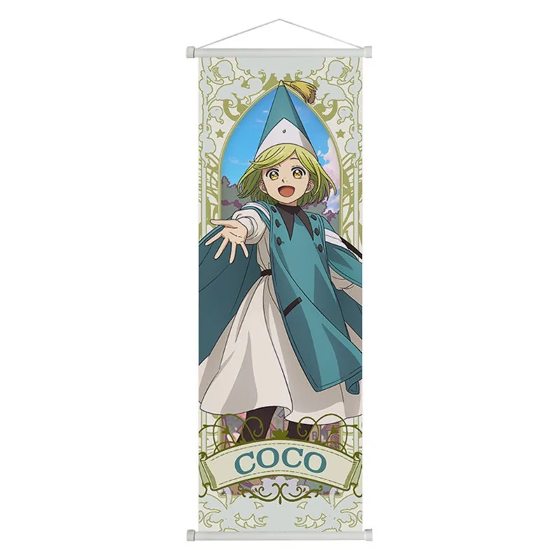 Hot New 25x75cm Witch Hat Atelier Hanging Scroll Poster for Living Room and Bedroom Decorative Painting Fans Gifts view 6