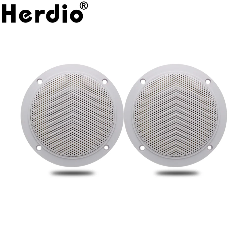 

Herdio 4inch 160W waterproof marine speaker embedded installation is applicable to ATV UTV living room SPA outdoor music speaker