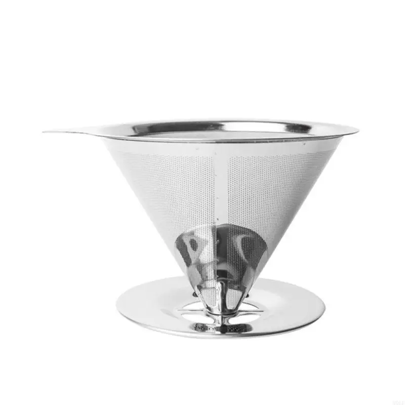 Molf đổ lên bộ lọc cà phê có thể tái sử dụng cà phê Dripper giữ rổ phễu hình nón