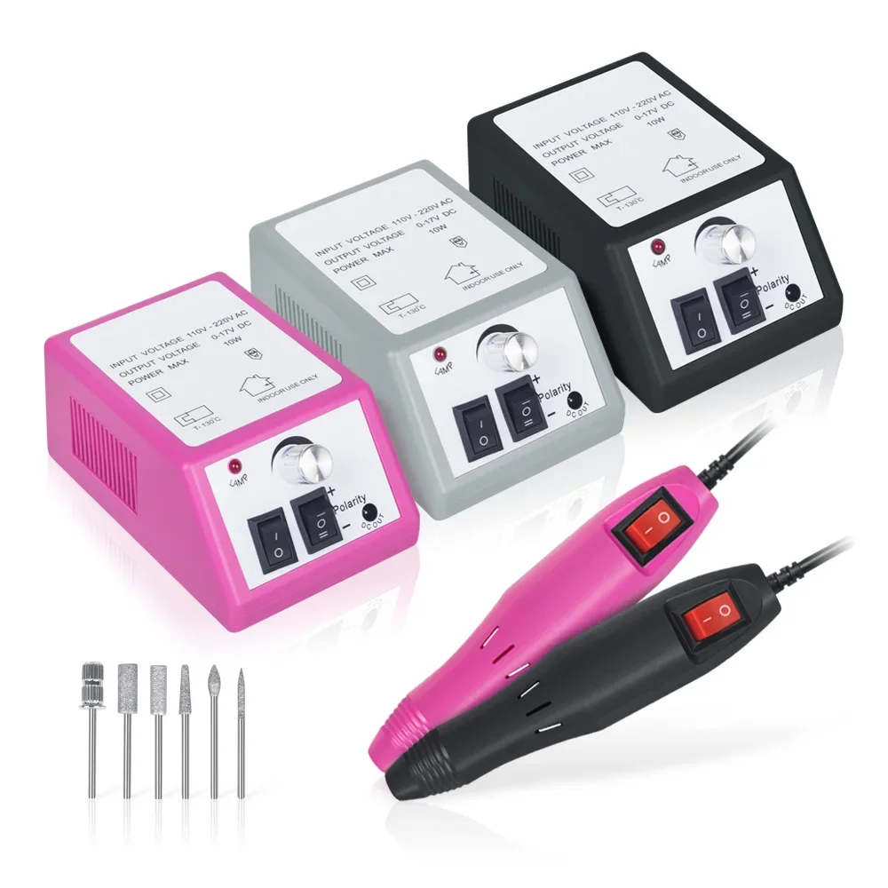 Electric Nail Drill Machine Set for Manicure Pedicure Cuticle Remover  Machine Nail Grinding Repair  microblading supplies