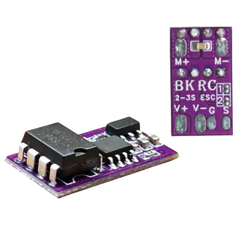 Módulo controlador de velocidad electrónico de una sola vía/doble vía ESC cepillado 2 uds 2-3S 7.5A para piezas de camión RC WPL de coche mini-z modificado