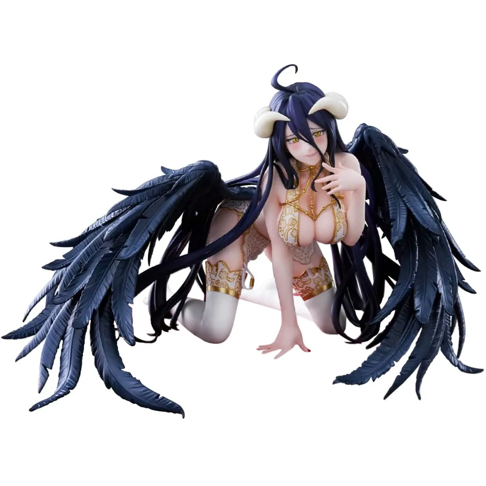 

Альбедо аниме фигурки Демон ангел на коленях фигурки статуя альбедо для взрослых модель куклы коллекция стол орнамент игрушка подарки для мальчиков