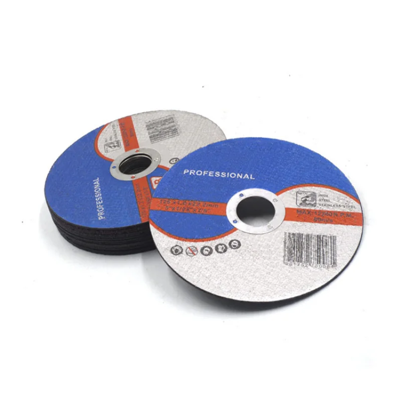 5-Inch Cutting Discs Stainless Steel 125mm Resin-Bonded Aluminum Oxide for Angle Grinder Fiberglass Backing