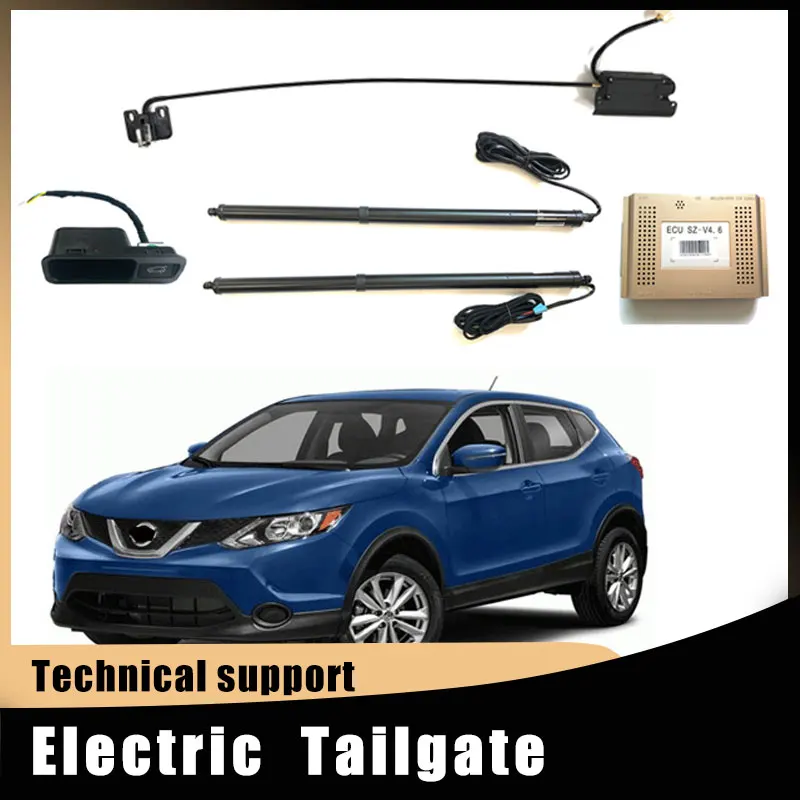 Electric Tailgate Refitted For Nissan Qashqai 2017+ Auto Power Liftgate Tail Gate Door Supports Shocks Tailgate Boot