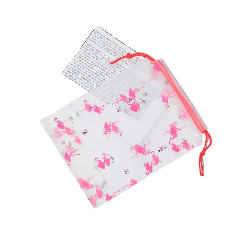 Sacos impermeáveis com estojo de telefone Padrão Flamingo Saco seco Saco de armazenamento para viagens ao ar livre Camping e praia