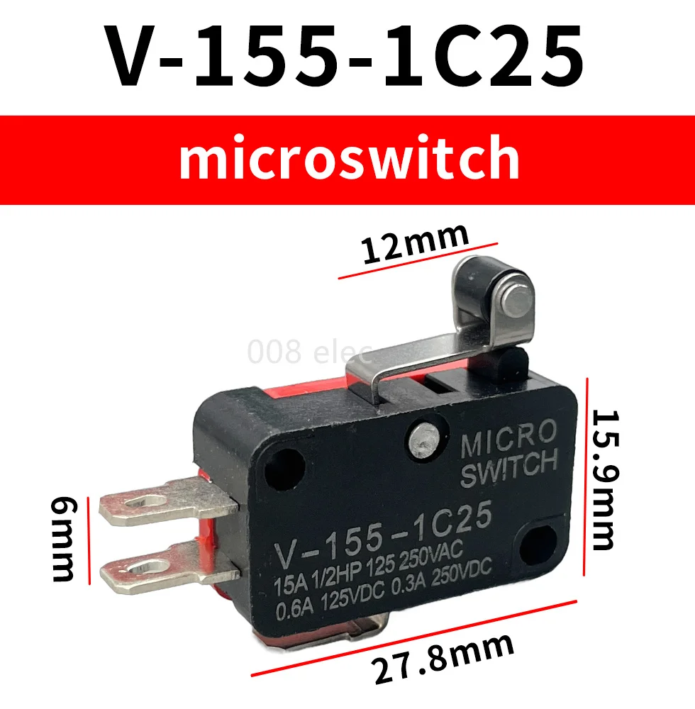Microswitch stroke limit switch V-15-1C25 /V-151-1C25 / V-152-1C25 / V-153-1C25 / V-154-1C25 / V-155-1C25 / V-156-1C25 V-15-1B5