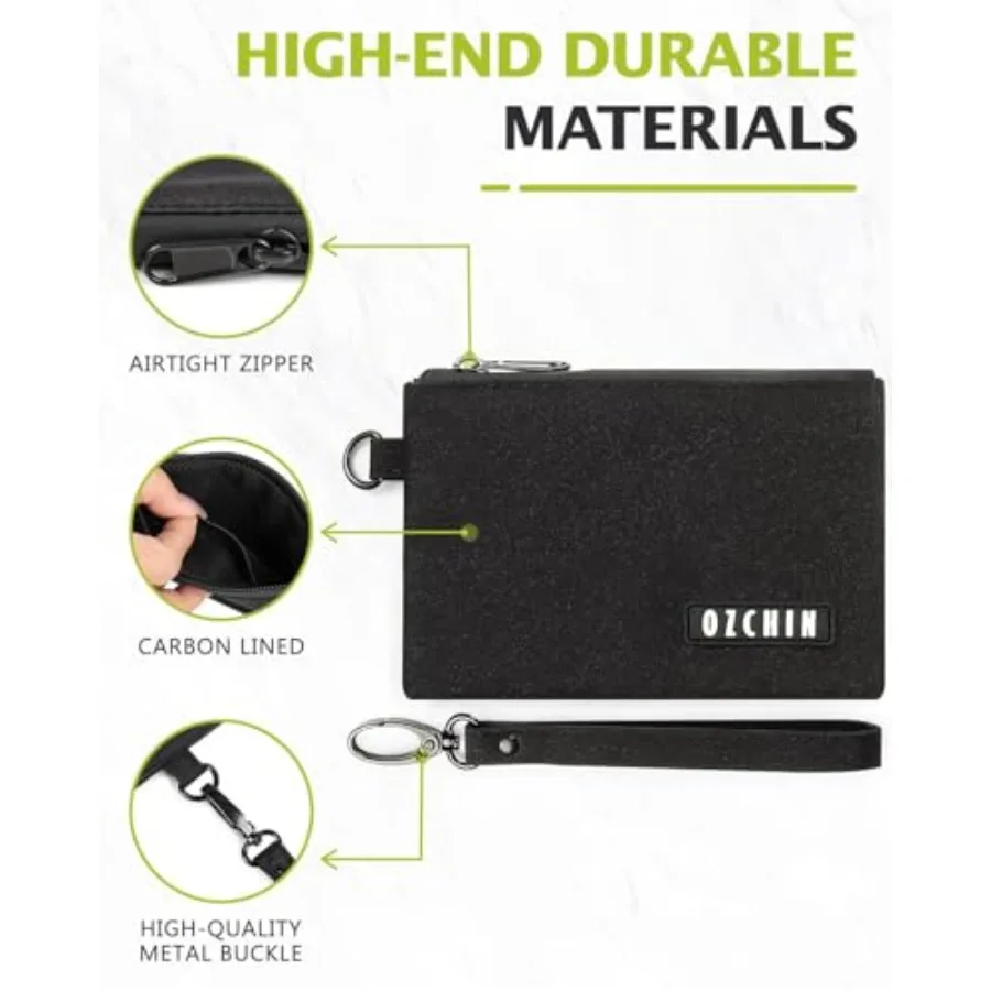 Bag Travel Storage Case Activated Charcoal Pouches Durable Odorless Medice Organizer view 5