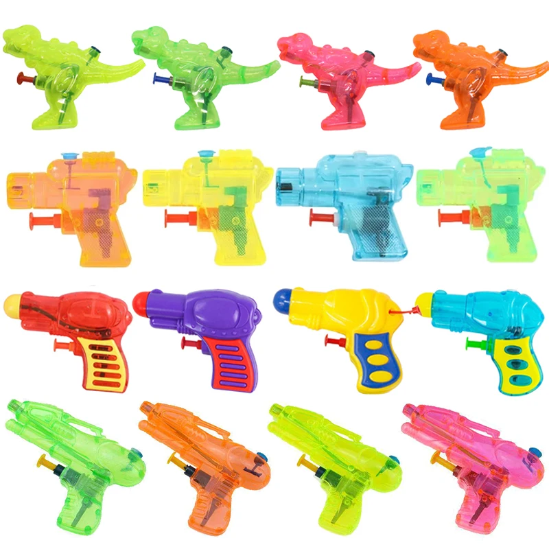 

5pcs Plastic Mini Water Guns Children Toy for Outdoor Summer Beach Swimming Pool Transparent Squirt Water Guns Kids Gifts TMZ