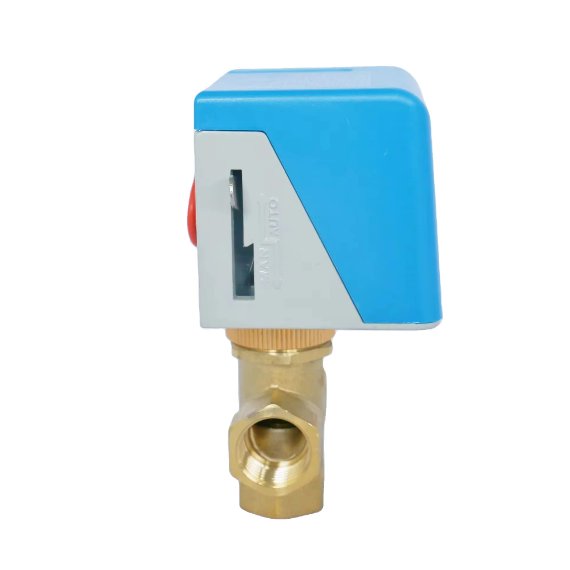 الأكثر مبيعًا في صمام التوقف الكهربائي ثلاثي الاتجاه للتحكم في تدفق المياه DN15 AC220V مع المحرك الكهربائي