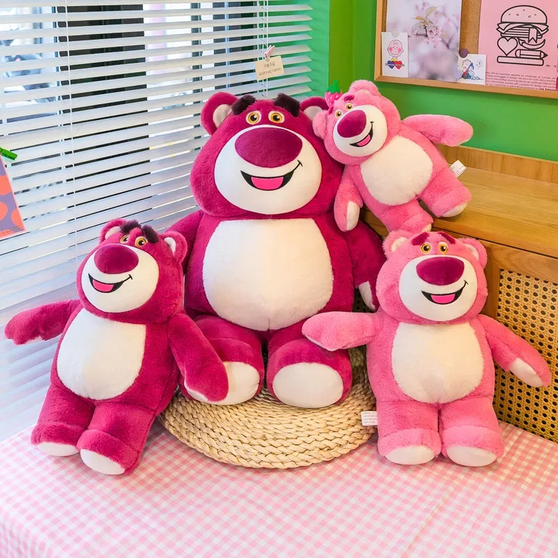 

30-80 см Disney Lotso Kawaii мягкие игрушки клубничный медведь диван плюшевая подушка для детей девочек праздники друзья подарок на день рождения