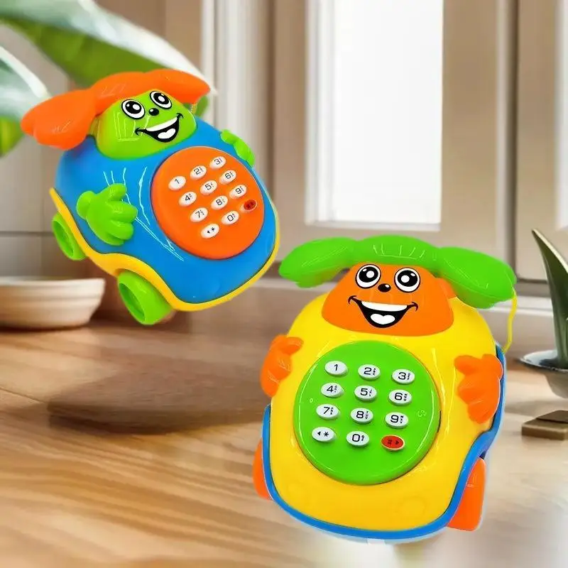 

1Pcs Educational Early Cartoon Music Car Machine Toys Electric Children's Singing Phone Car Toy Education Game For Kids Gift