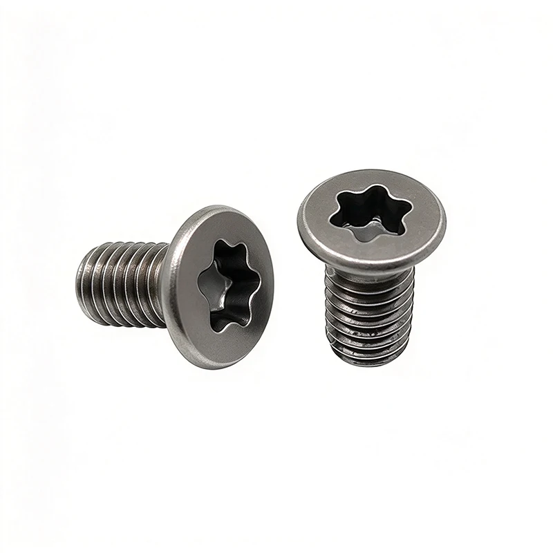 20pcs Coarse Thread Flat Head Torx Screws KM3x3.5 KM3x4.3 KM4x5 KM4x8.2 KM4x11 CNC Three-Side Edge Lathe Milling Cutters Tools