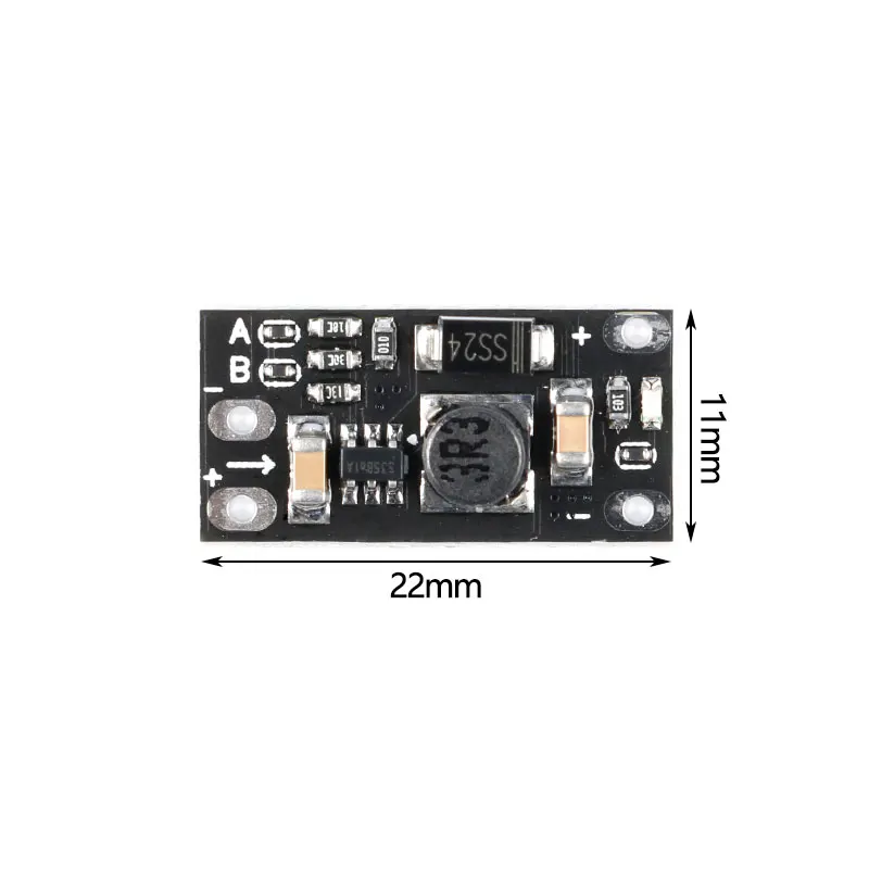 Mini DC-DC boost step up conversor 3v 3.2v 3.3v 3.7v 5v 9v para 12v regulador de tensão módulo placa pcb impulso de bateria de lítio