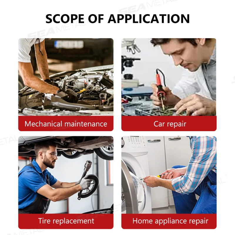 Seametal 5.7 Polegada ferramentas de instalação de reparo de freio de tambor de carro segurar arruela ferramenta de ajuste de mola de freio arruela trabalhador