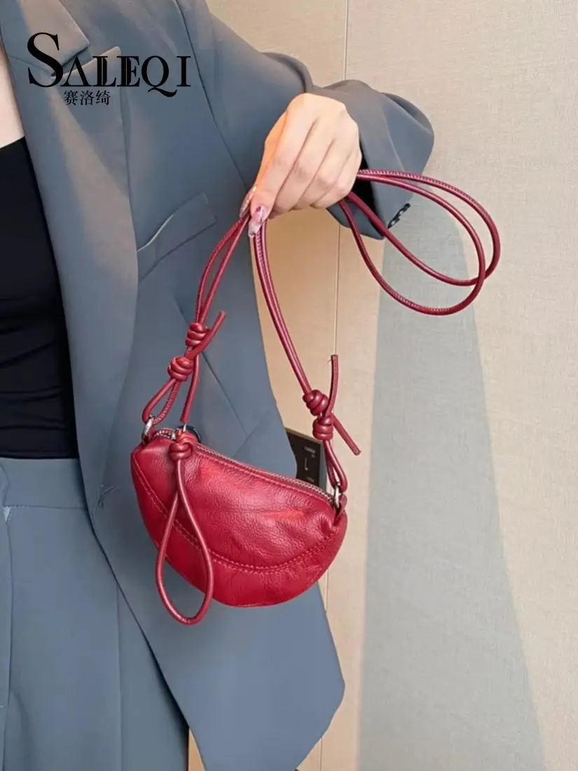 

Genuine Grade Leather Women Shoulder Crossbody Bags Luxury Deisgner Brand Ladeis Fashion Min Cross Bag for Woman 2026 Coin Purse
