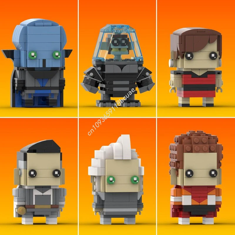 

903 шт. MOC MegamindCollection Brickheadz строительные блоки для развития терпении и концентрации STEM Рождественская игрушка в подарок
