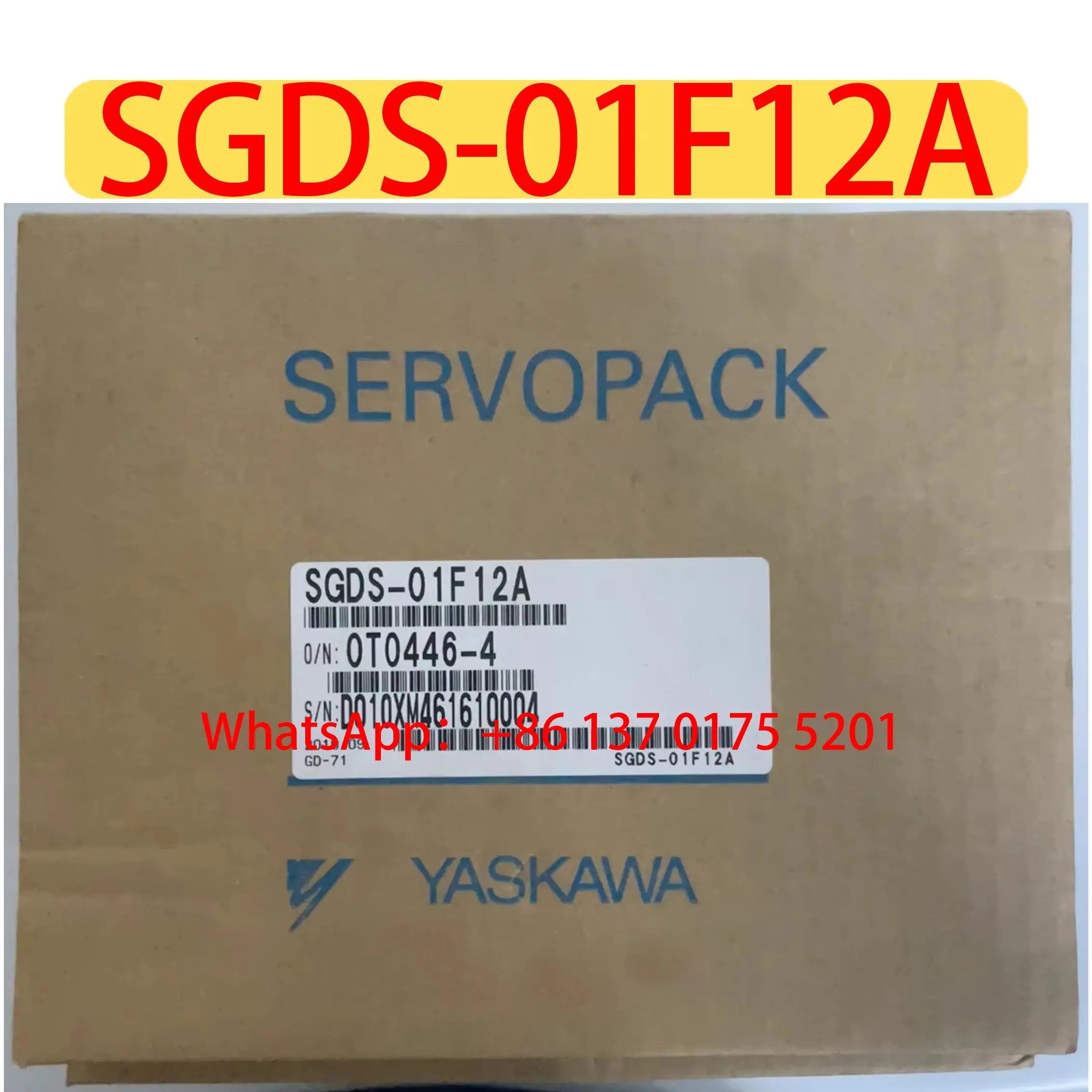 SGDS-01F12A Brand New Servo Drive，Original Genuine，Fast shipping