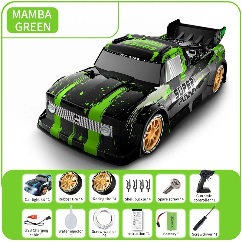 JJRC Q123 RC 2.4G 1/24 Auto Voeding 4WD Mini Off-Road Rally Auto Simulatie RC Model Editie Jongen Kinderen Verjaardagscadeautjes