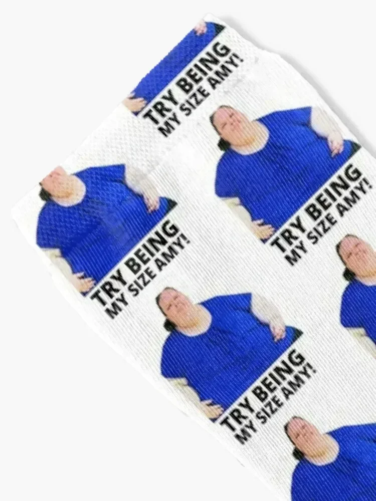 1000lb Sisters Tammy Slaton - Try Being My Size Amy Socks Wholesale winter Antiskid soccer Girl'S Socks Men's