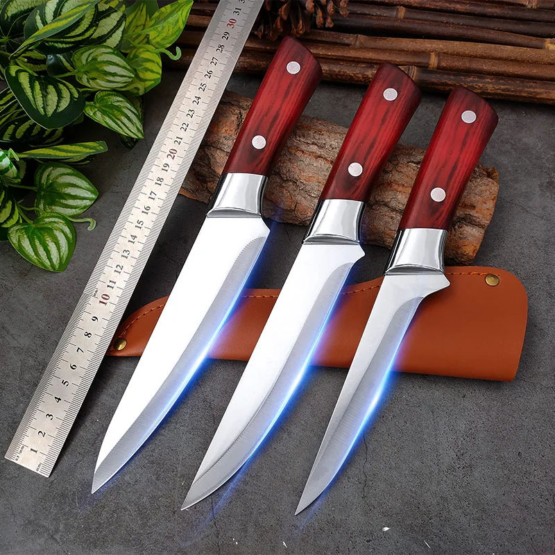 

Forged Stainless Steel Boning Knife Cleaver Knife for Meat Fruit Vegetables Kitchen Professional Chef Knife