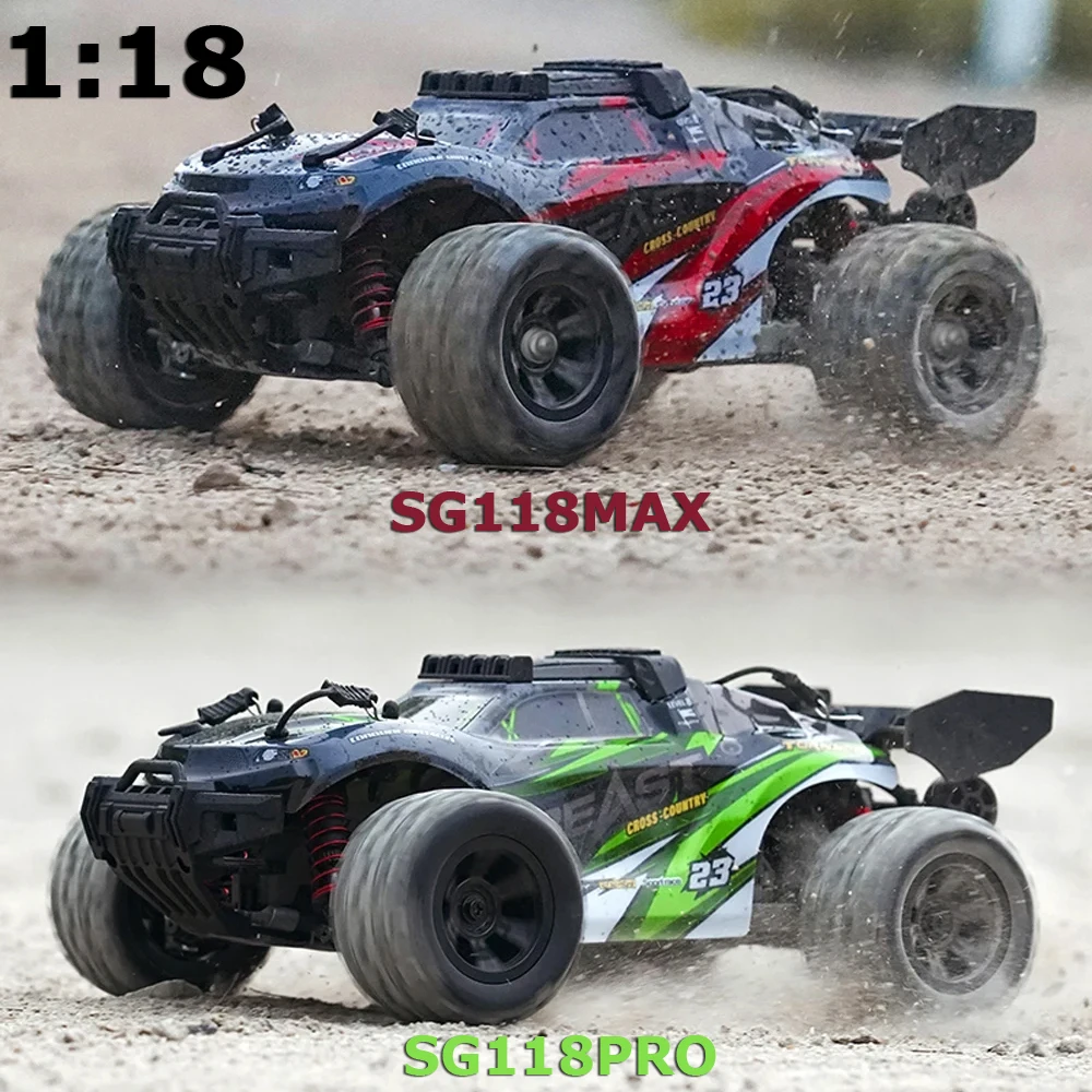 

ZLL SG118PRO SG118MAX 1:18 4WD RC Car High Speed 60KM/H Drift Off-Road Vehicle Full Scale Professional Remote Controller Toy