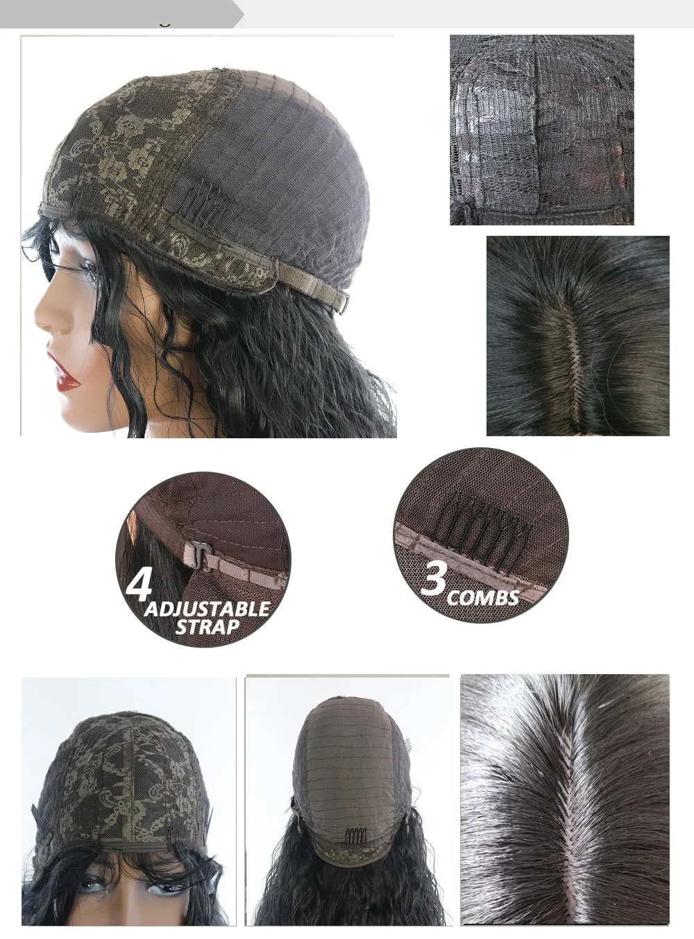 Ombre Brown180Density Weiche Seidige Gerade Maschine Perücke Mit Pony Für Frauen Hohe Temperatur Faser Cosplay Glueless Täglichen Gebrauch Perücke